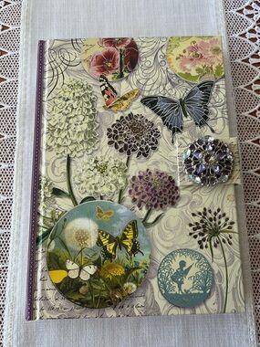 Punch Studio "Butterfly Dream" Journal - Ornate Crystal Magnetic Closure